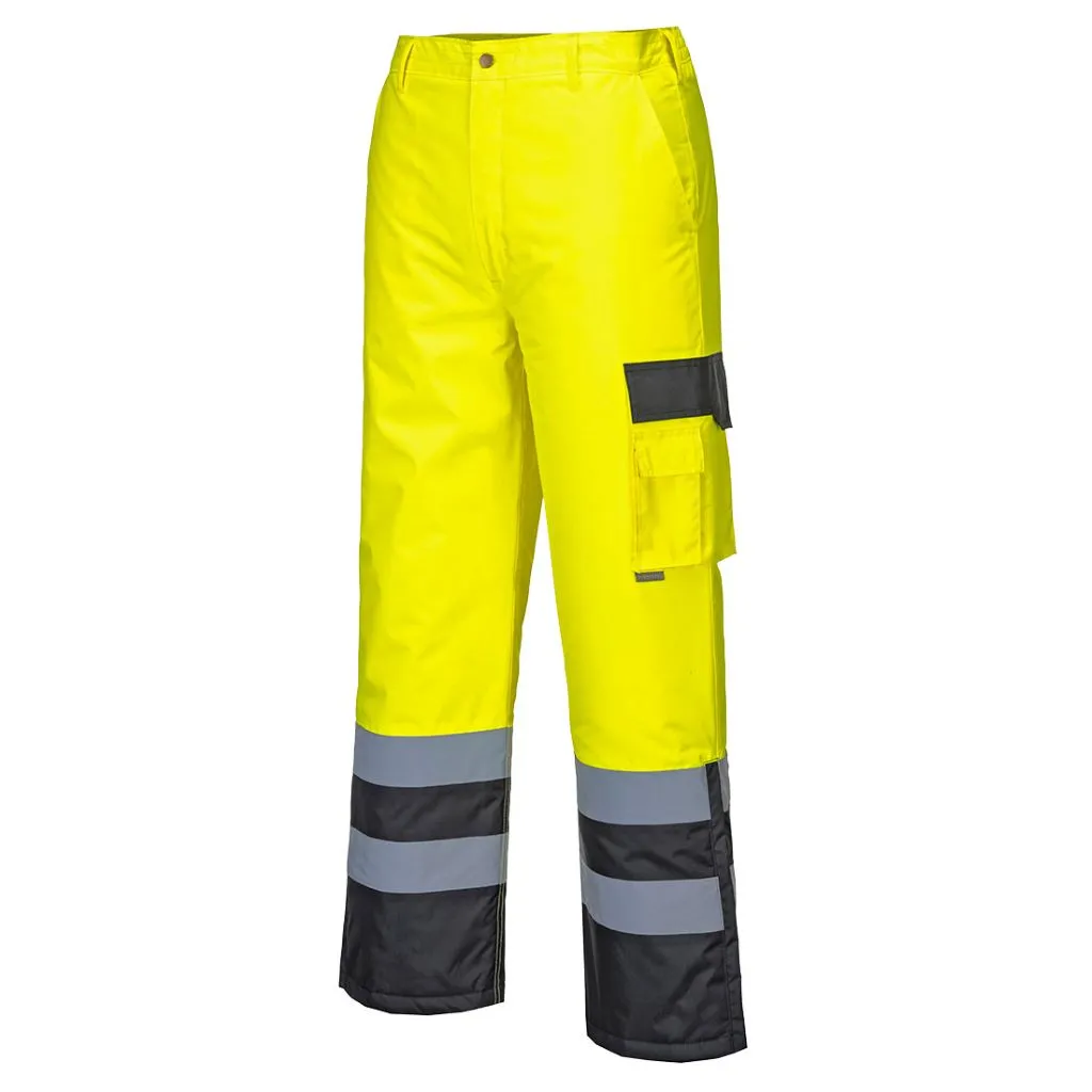 Hi-Vis Lined Contrast Trousers S686