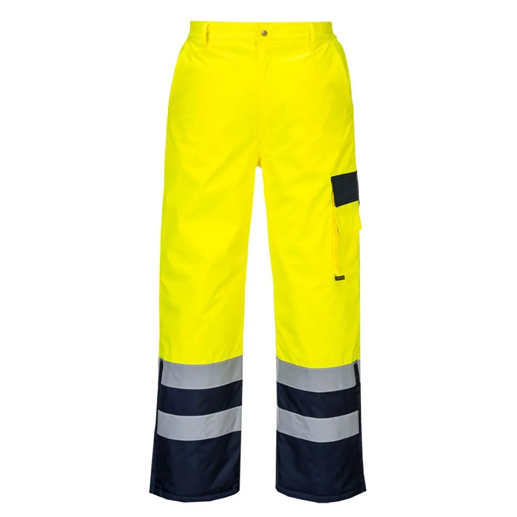 Hi-Vis Lined Contrast Trousers S686