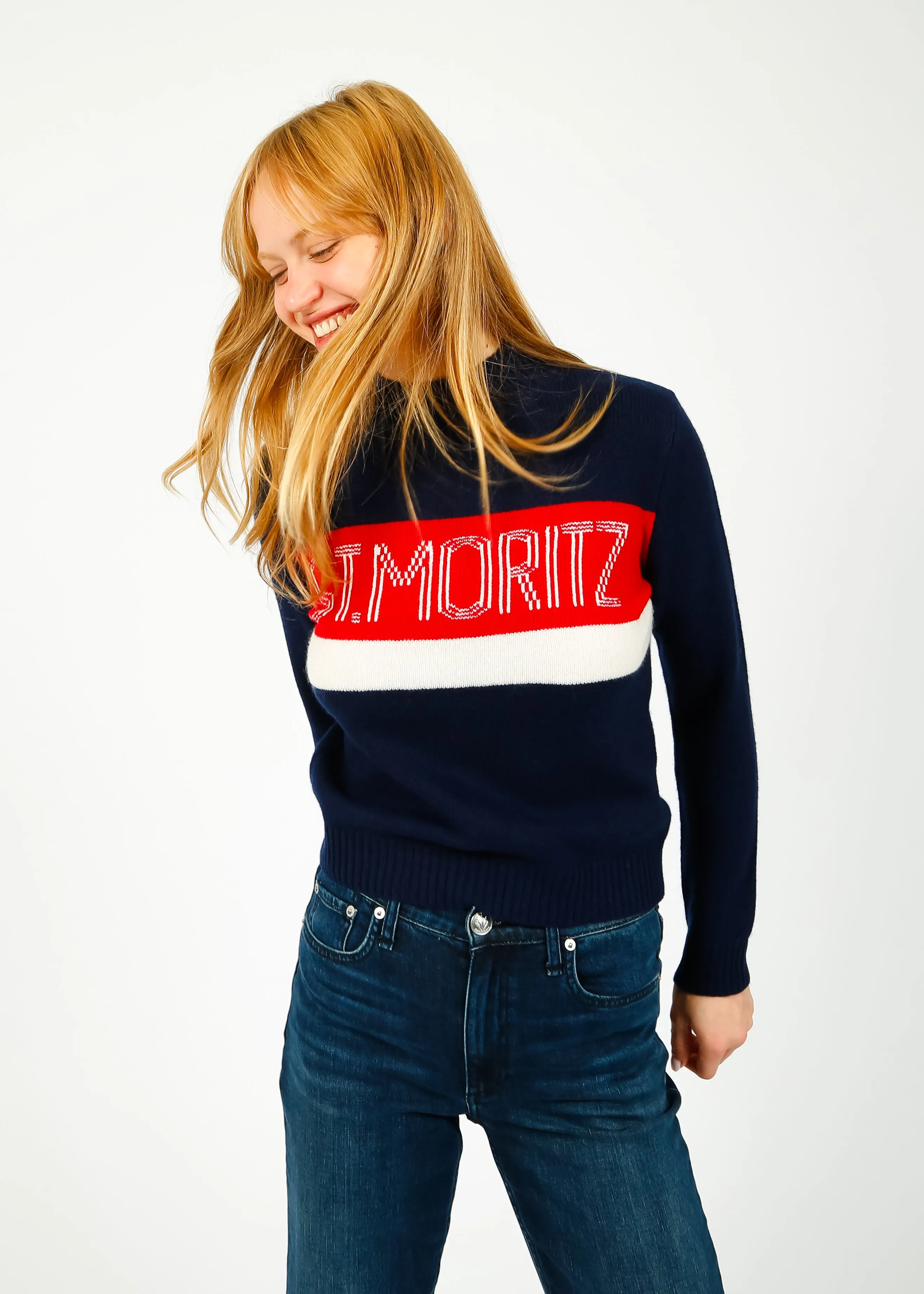 JU St Moritz Turtle Knit Shark, Red