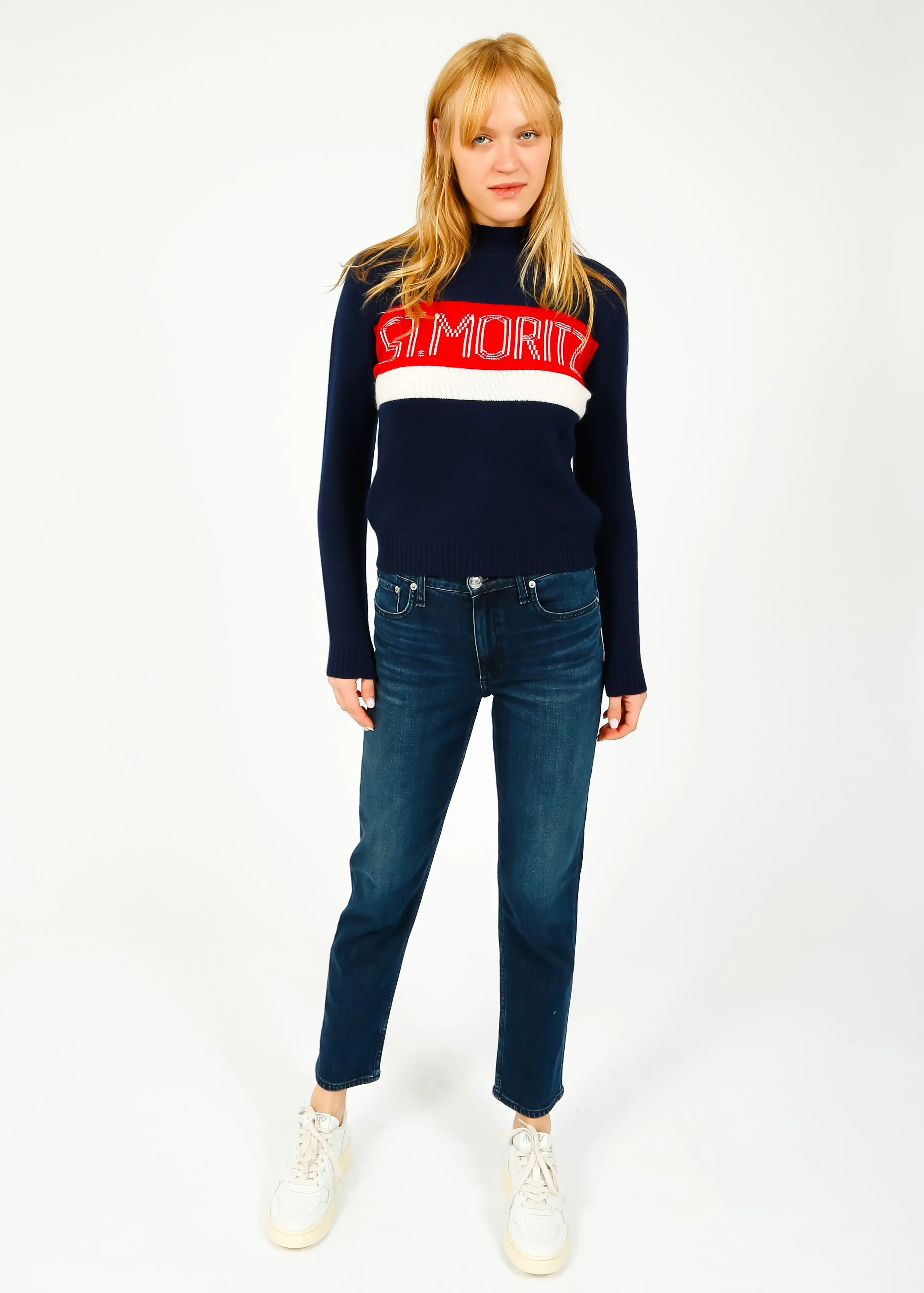 JU St Moritz Turtle Knit Shark, Red