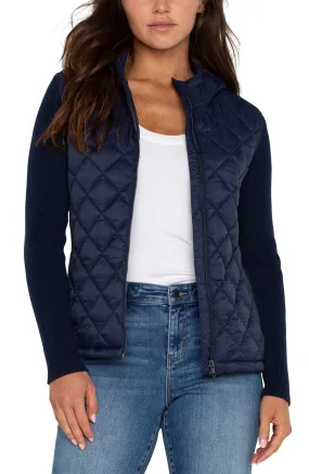 Liverpool - Navy Quilted Jacket