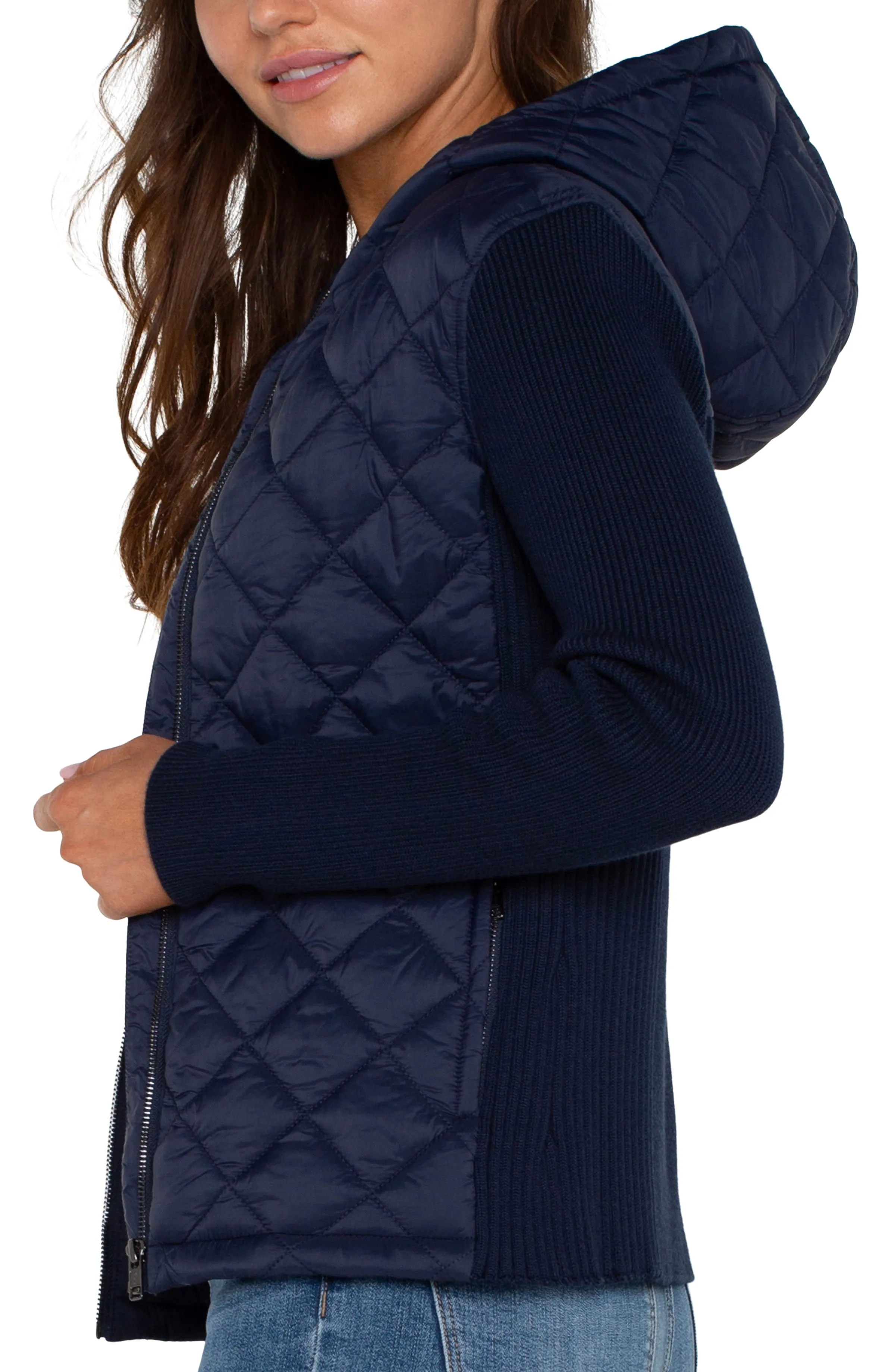 Liverpool - Navy Quilted Jacket