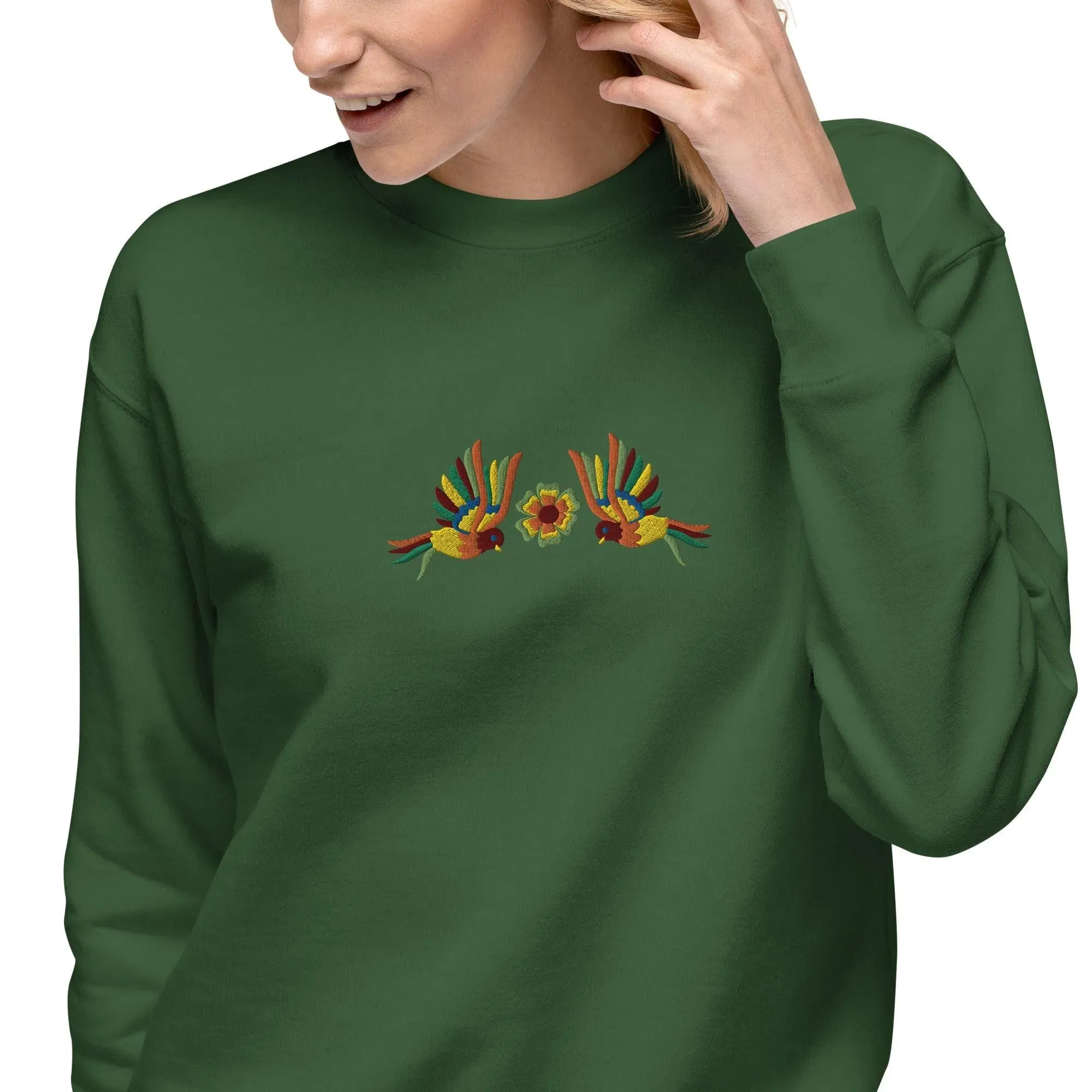 Mexican Otomi Embroidered Sweatshirt