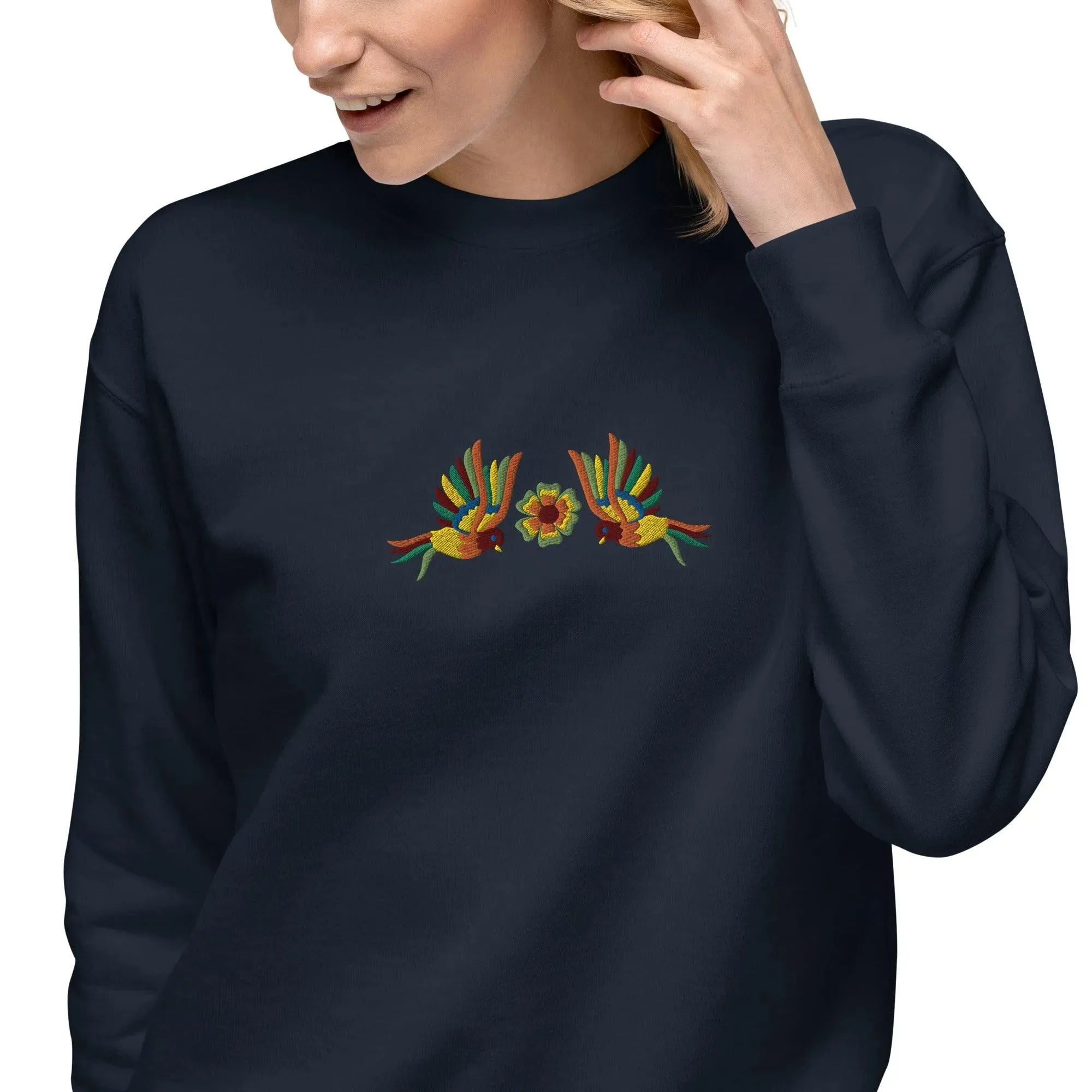 Mexican Otomi Embroidered Sweatshirt
