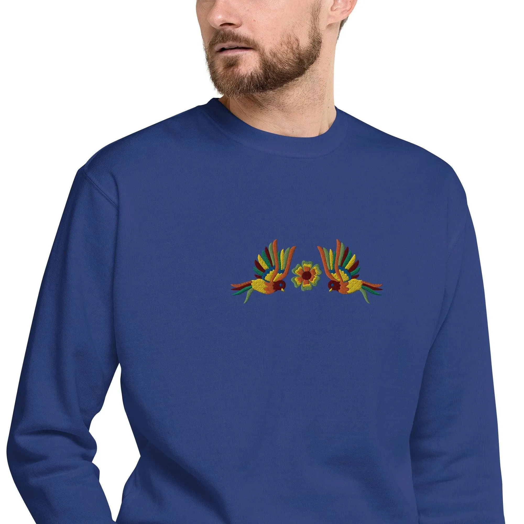 Mexican Otomi Embroidered Sweatshirt