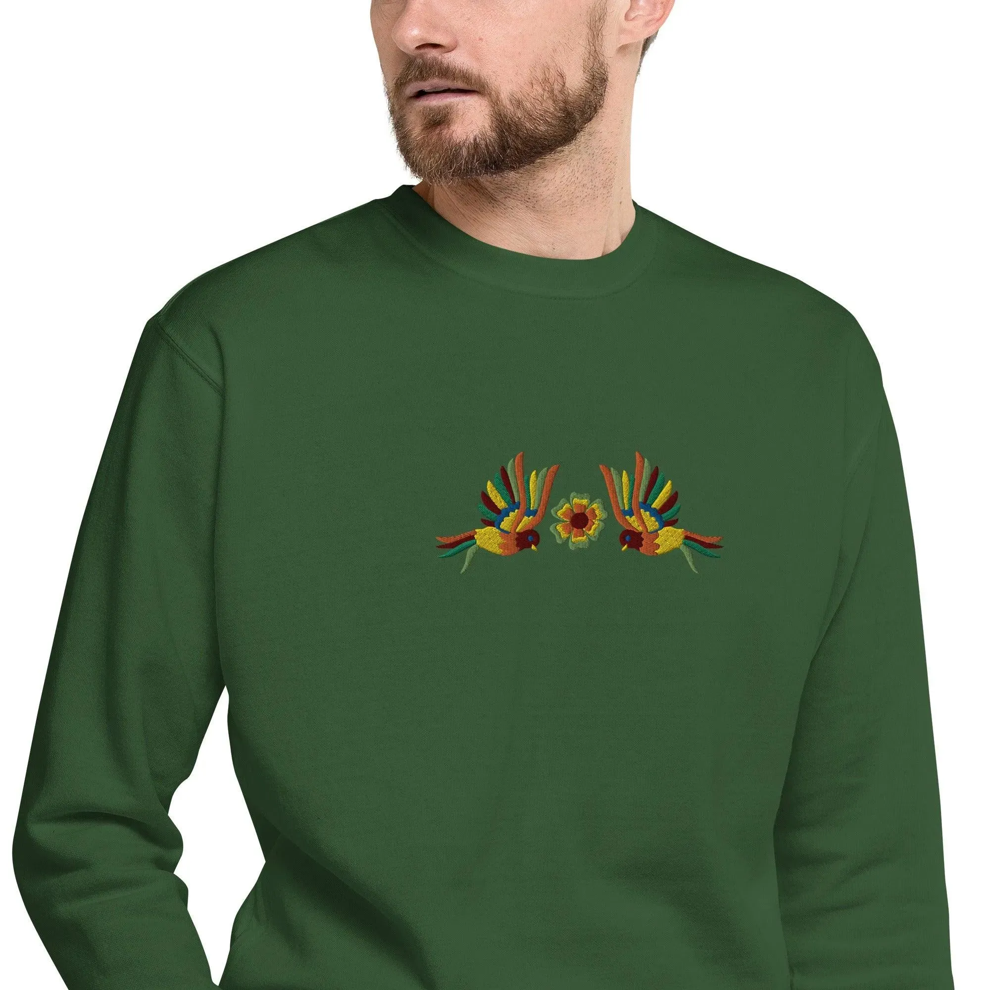 Mexican Otomi Embroidered Sweatshirt