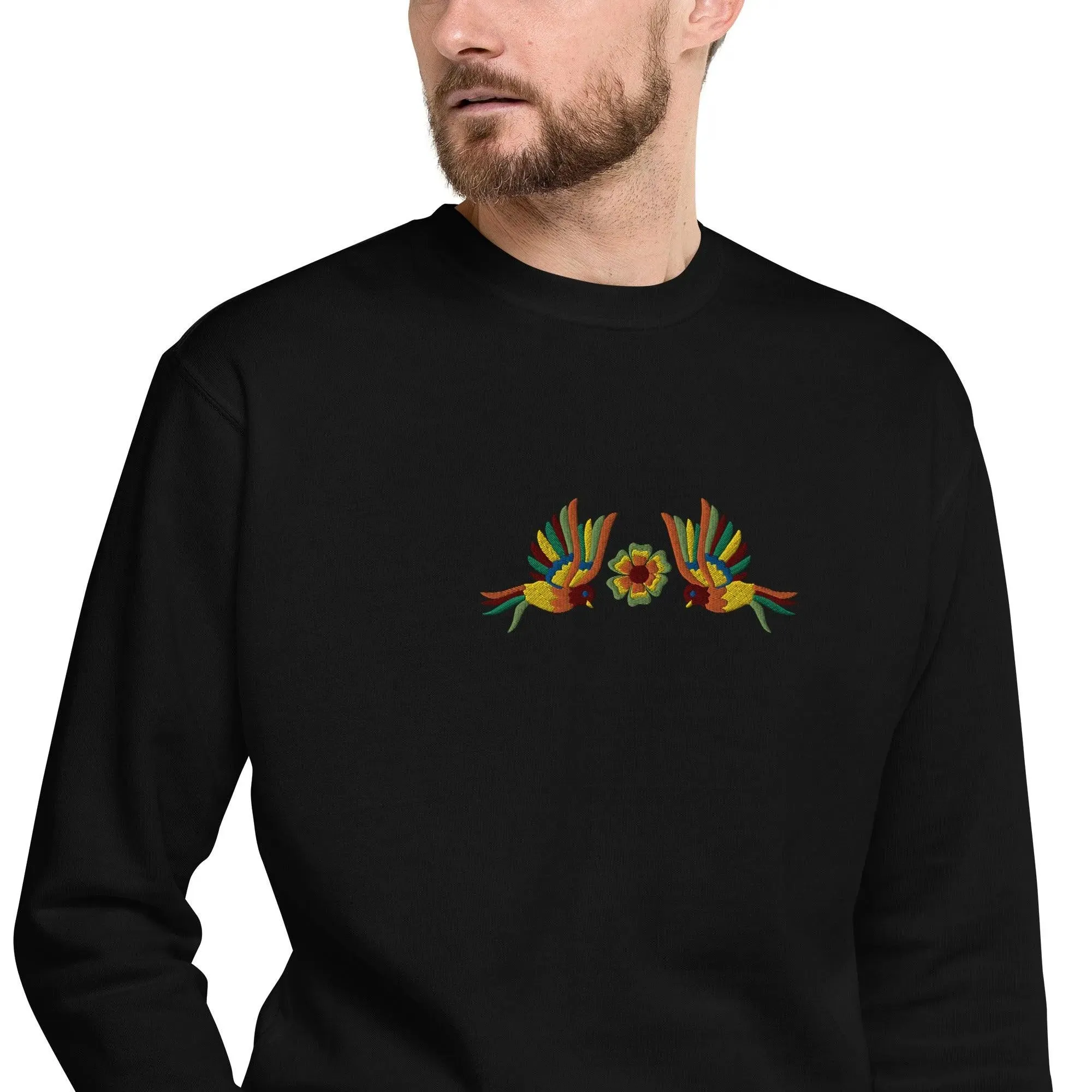 Mexican Otomi Embroidered Sweatshirt
