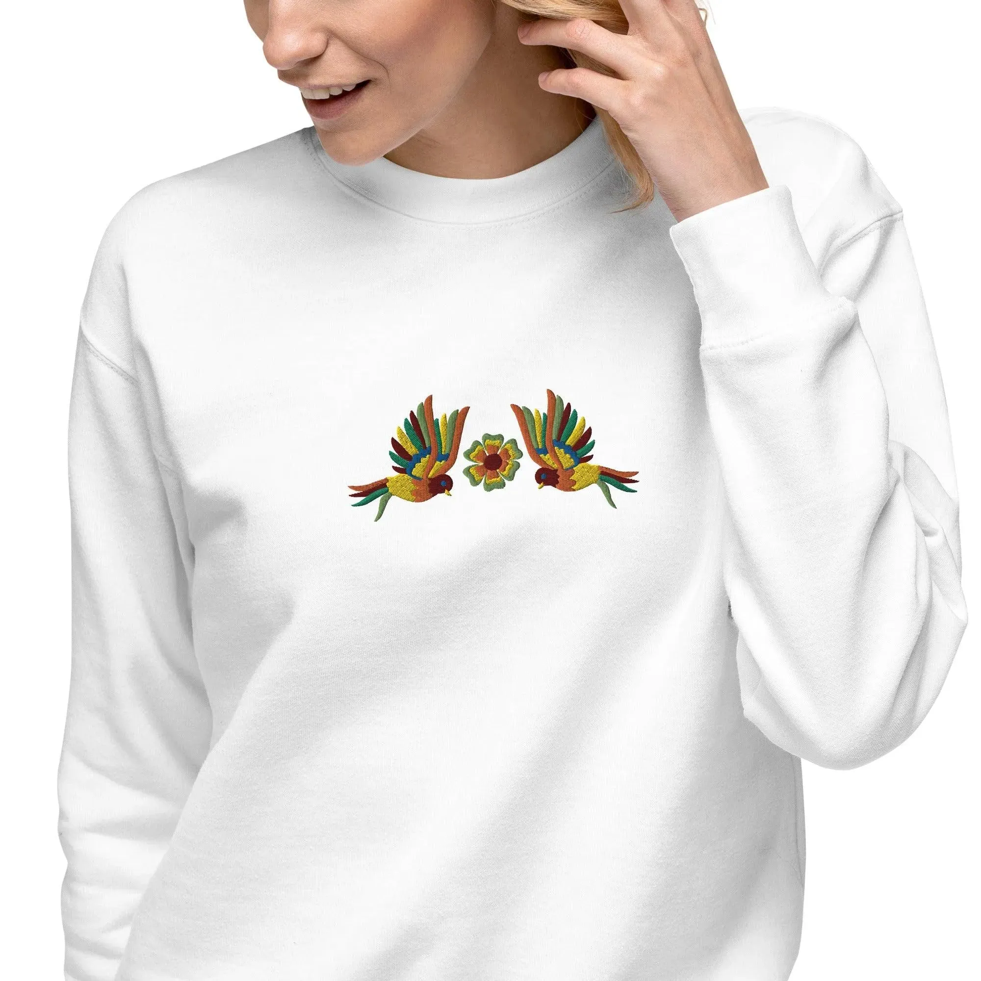 Mexican Otomi Embroidered Sweatshirt