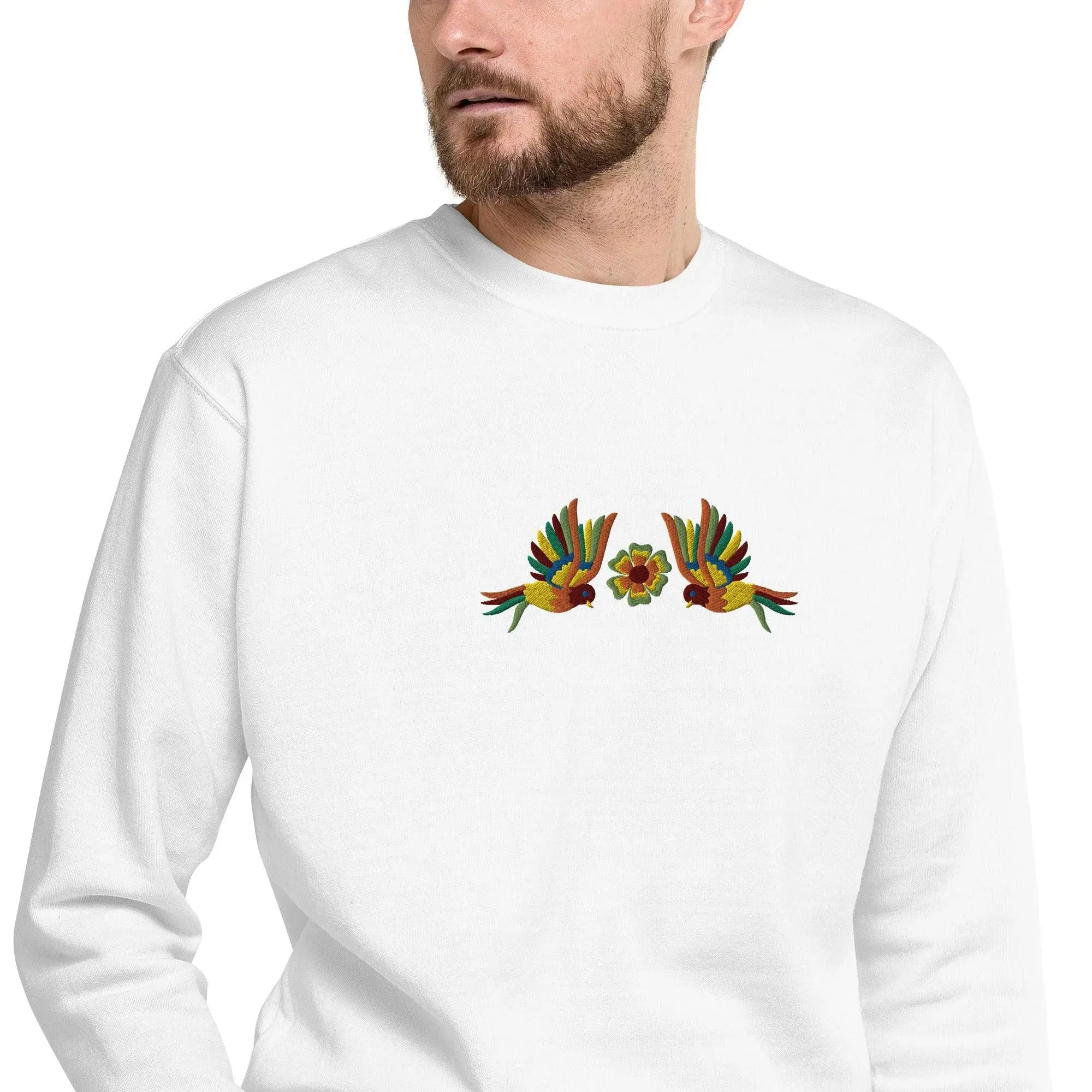 Mexican Otomi Embroidered Sweatshirt