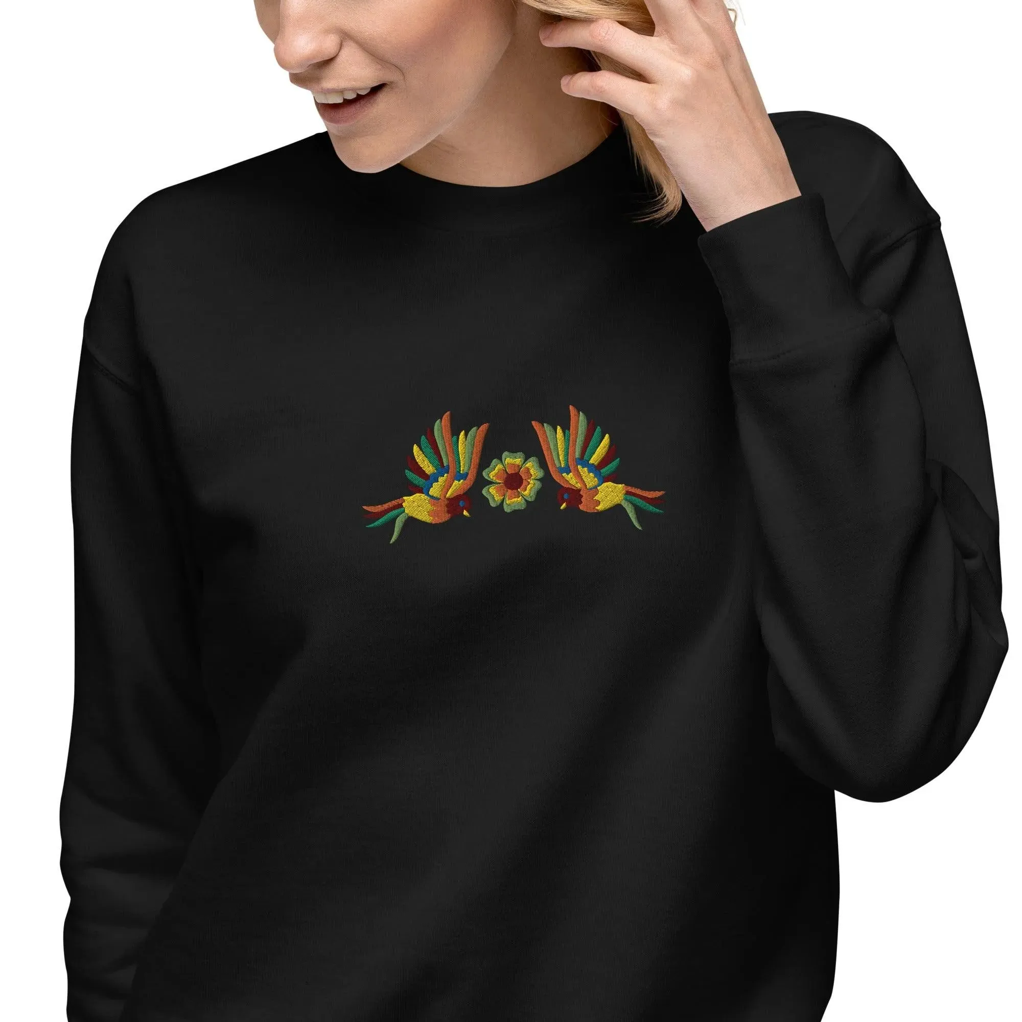 Mexican Otomi Embroidered Sweatshirt
