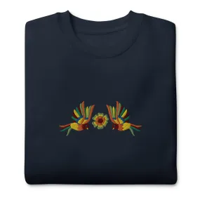 Mexican Otomi Embroidered Sweatshirt