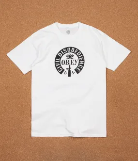 Obey Civil Disobedience T-Shirt - White
