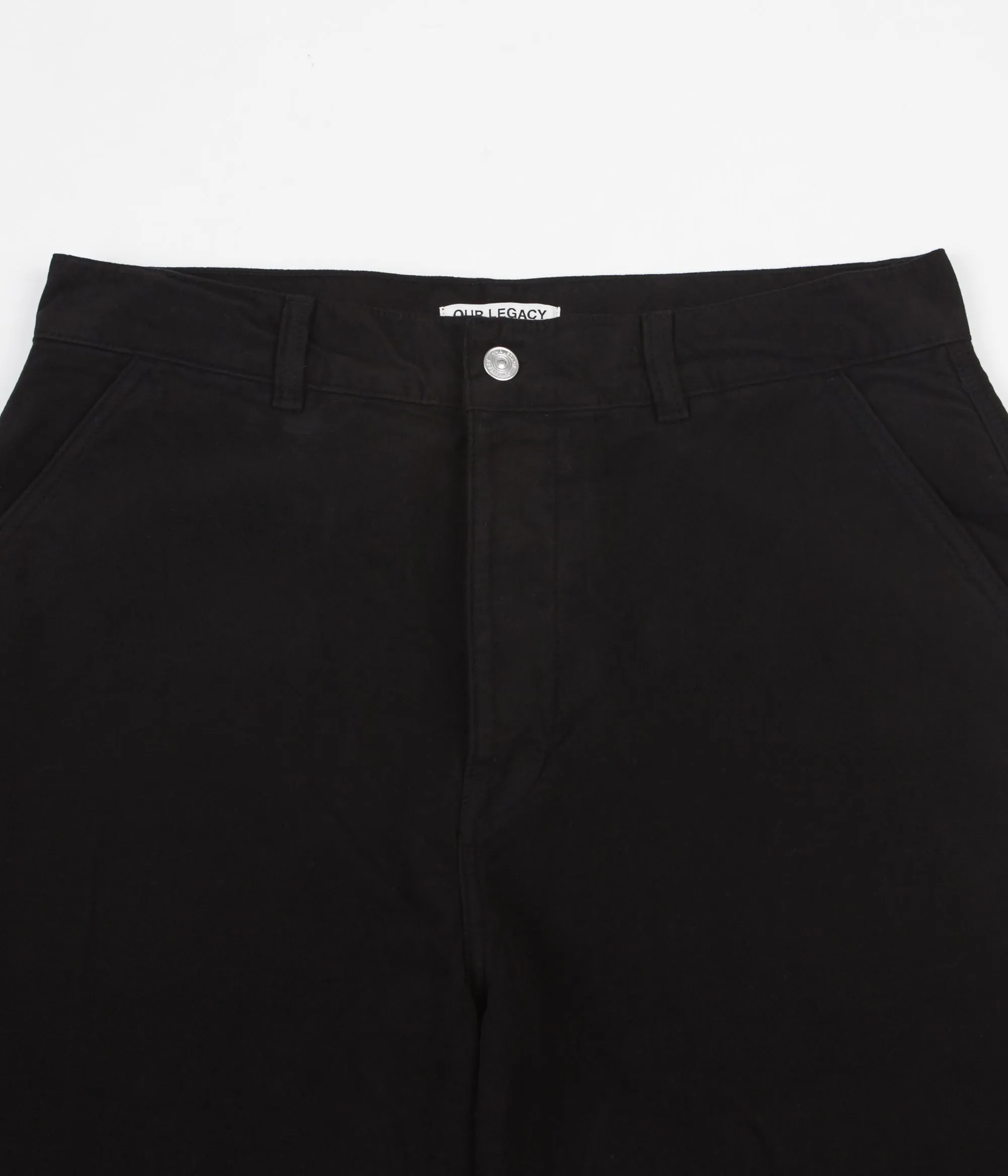 Our Legacy Commando Trousers - Black Moleskin