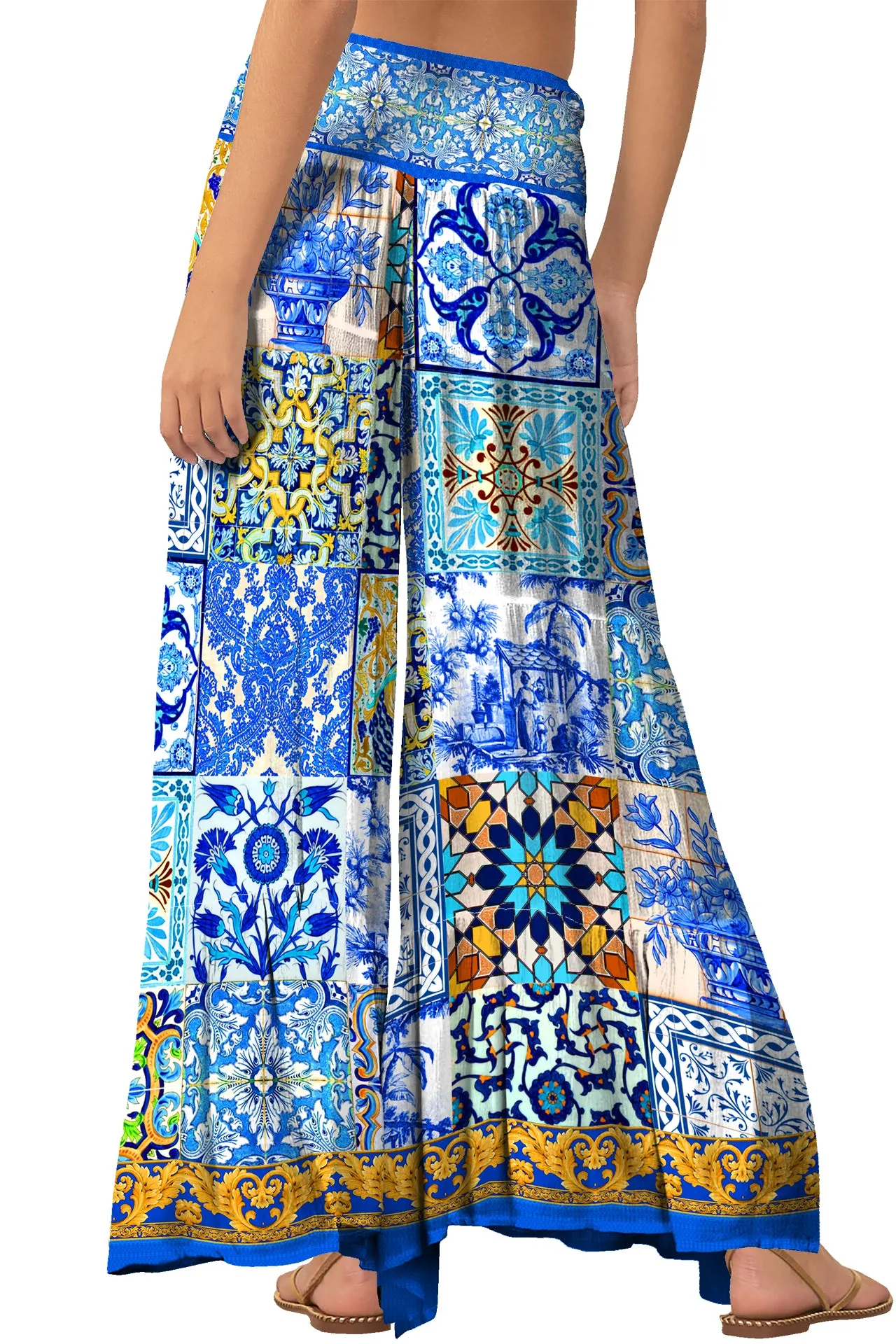 Palazzo Pants in Blue