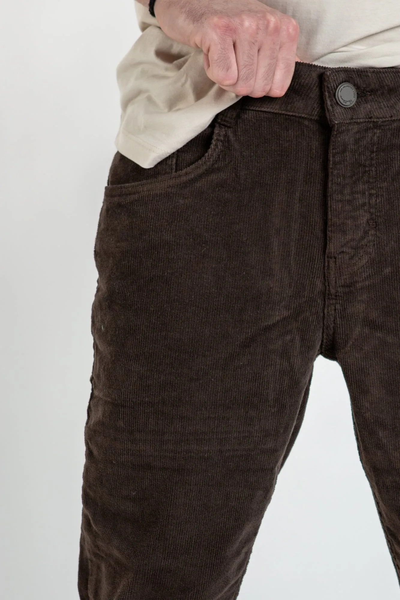 Pantamo Corduroy Pants - Coffee