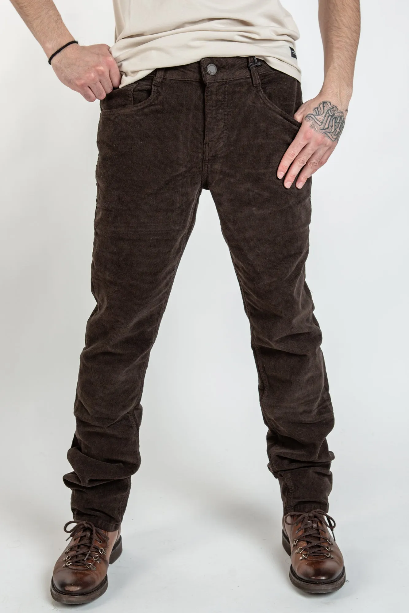 Pantamo Corduroy Pants - Coffee