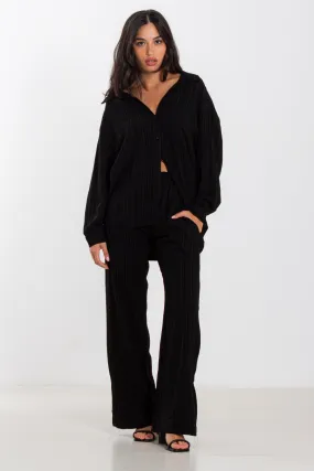 PLEATED HIGH WAIST TROUSERS
