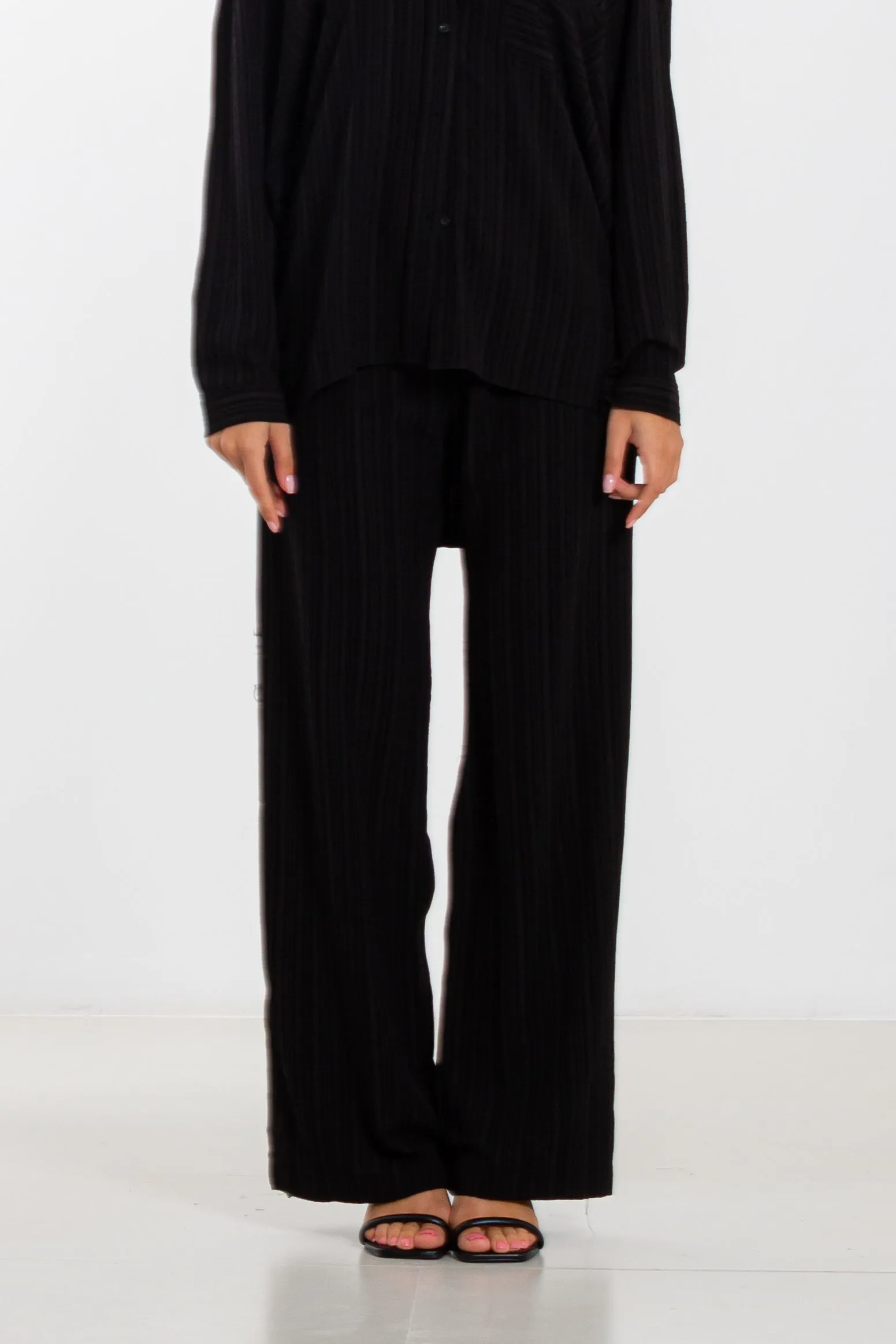 PLEATED HIGH WAIST TROUSERS