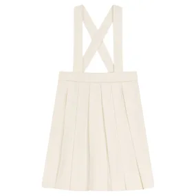 PLEATED SKIRT WITH SUSPENDERS
