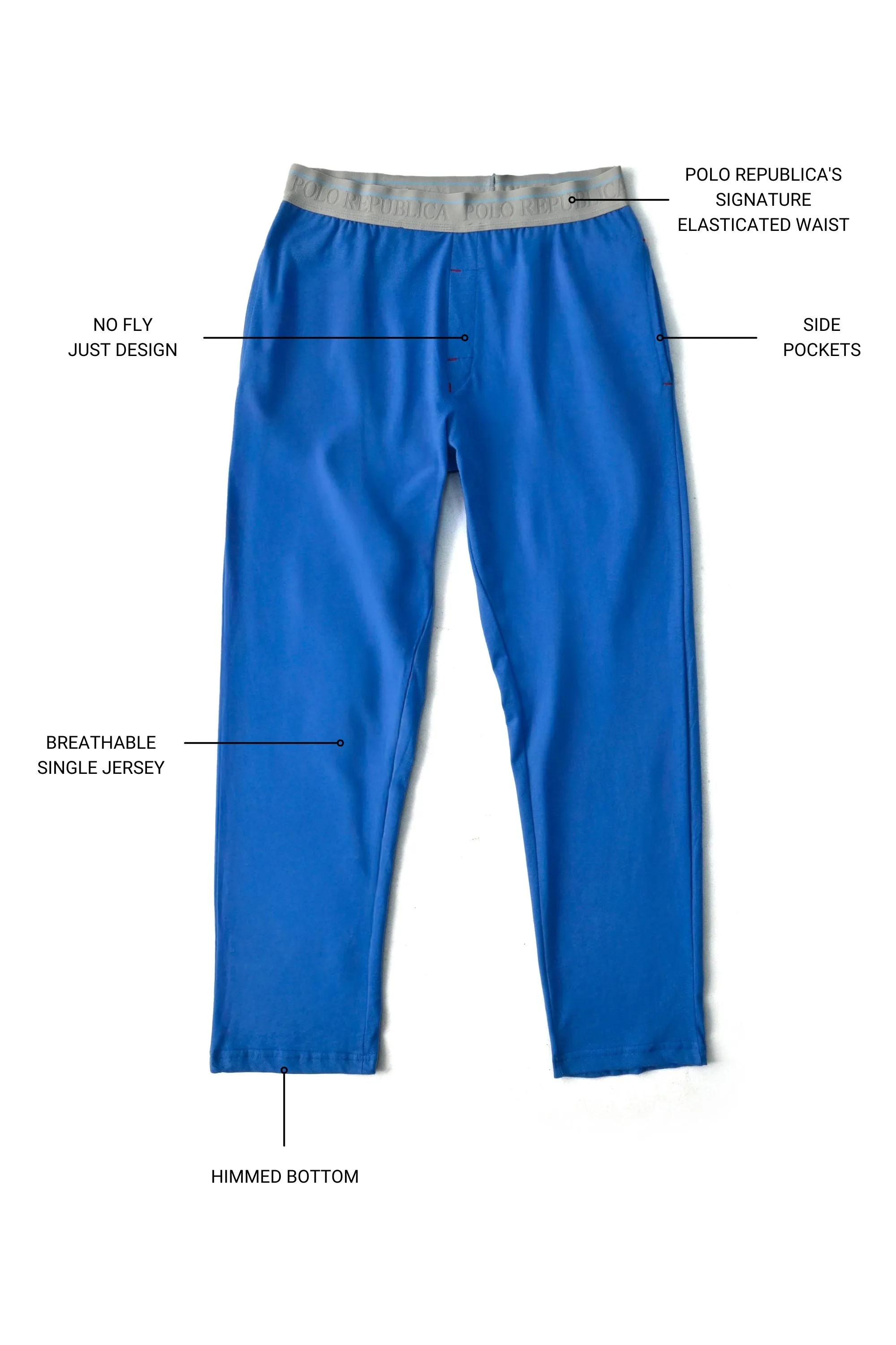 Polo Republica Men's Jersey Lounge Pants