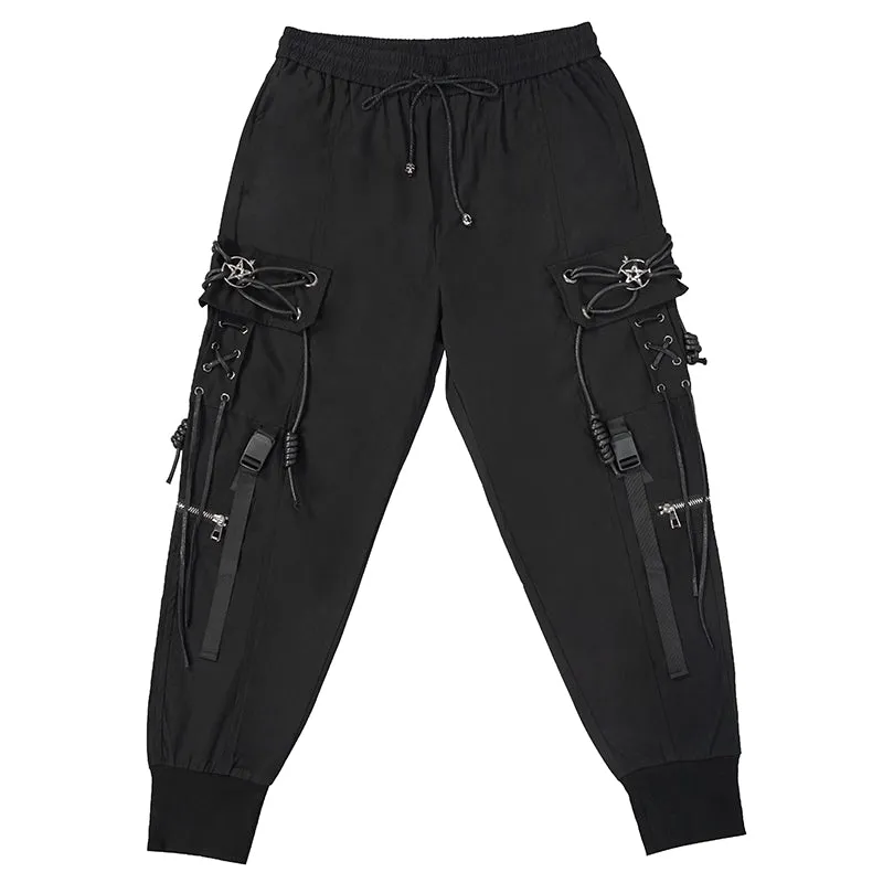 PT171 Pentagram Punk cargo pants for men