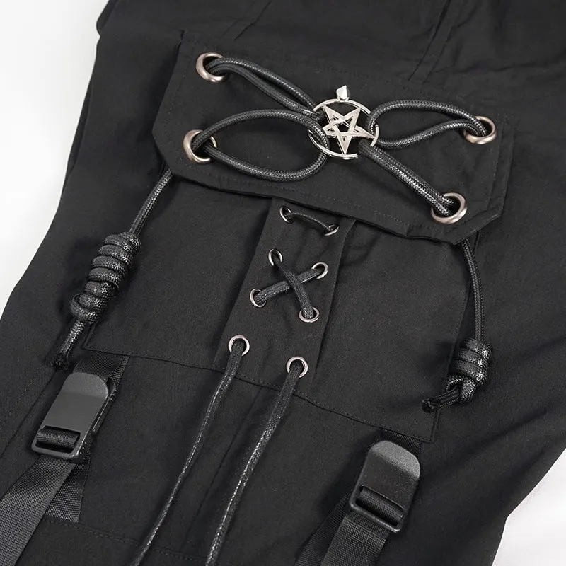 PT171 Pentagram Punk cargo pants for men