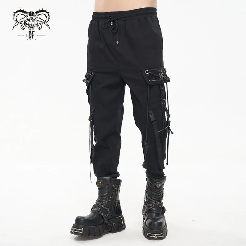 PT171 Pentagram Punk cargo pants for men
