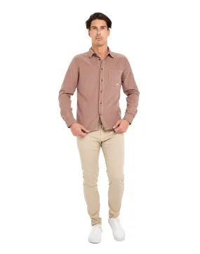 Pull-in Chemise Corduroy Mauv