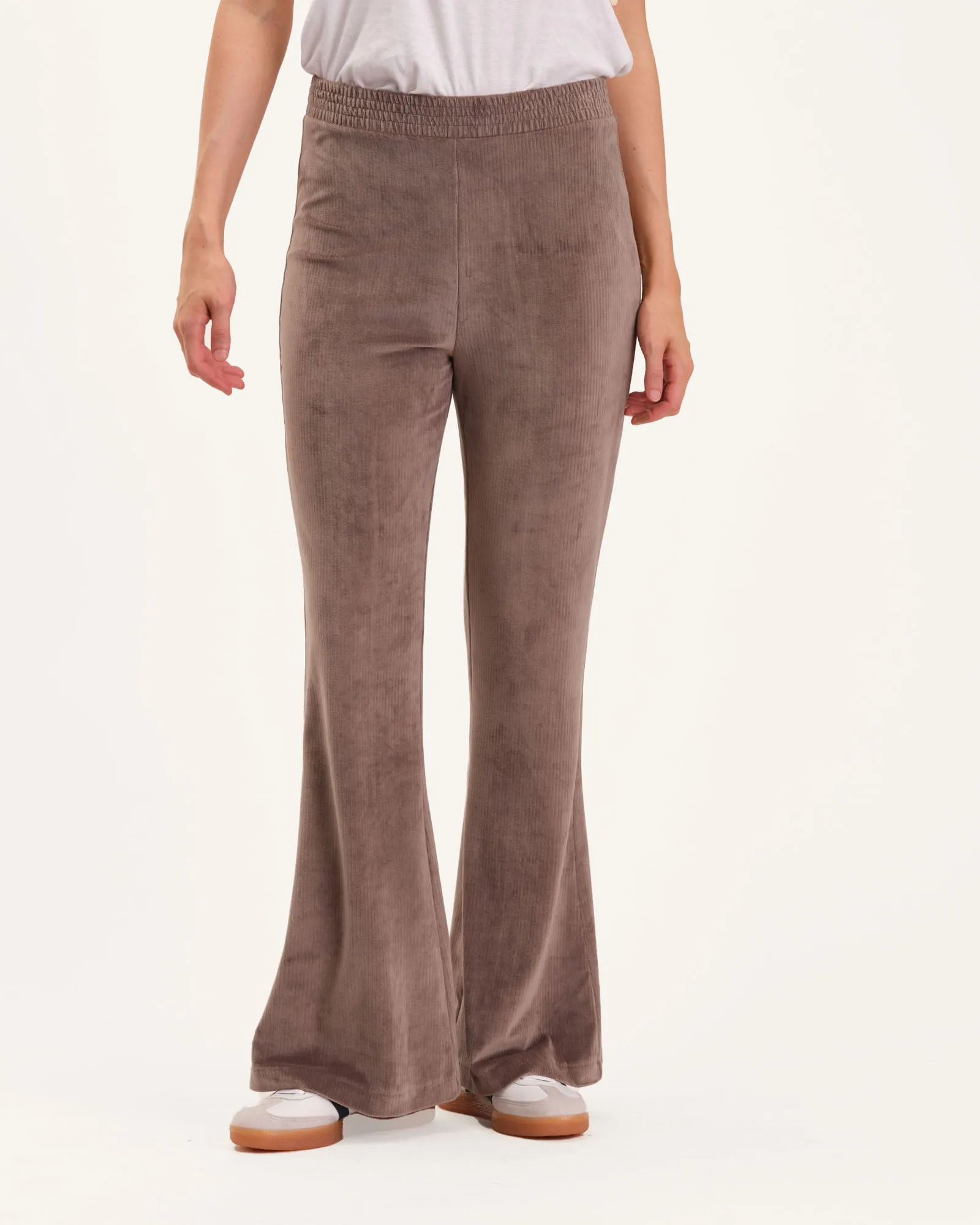 Pull-On Corduroy Wide Leg Pant