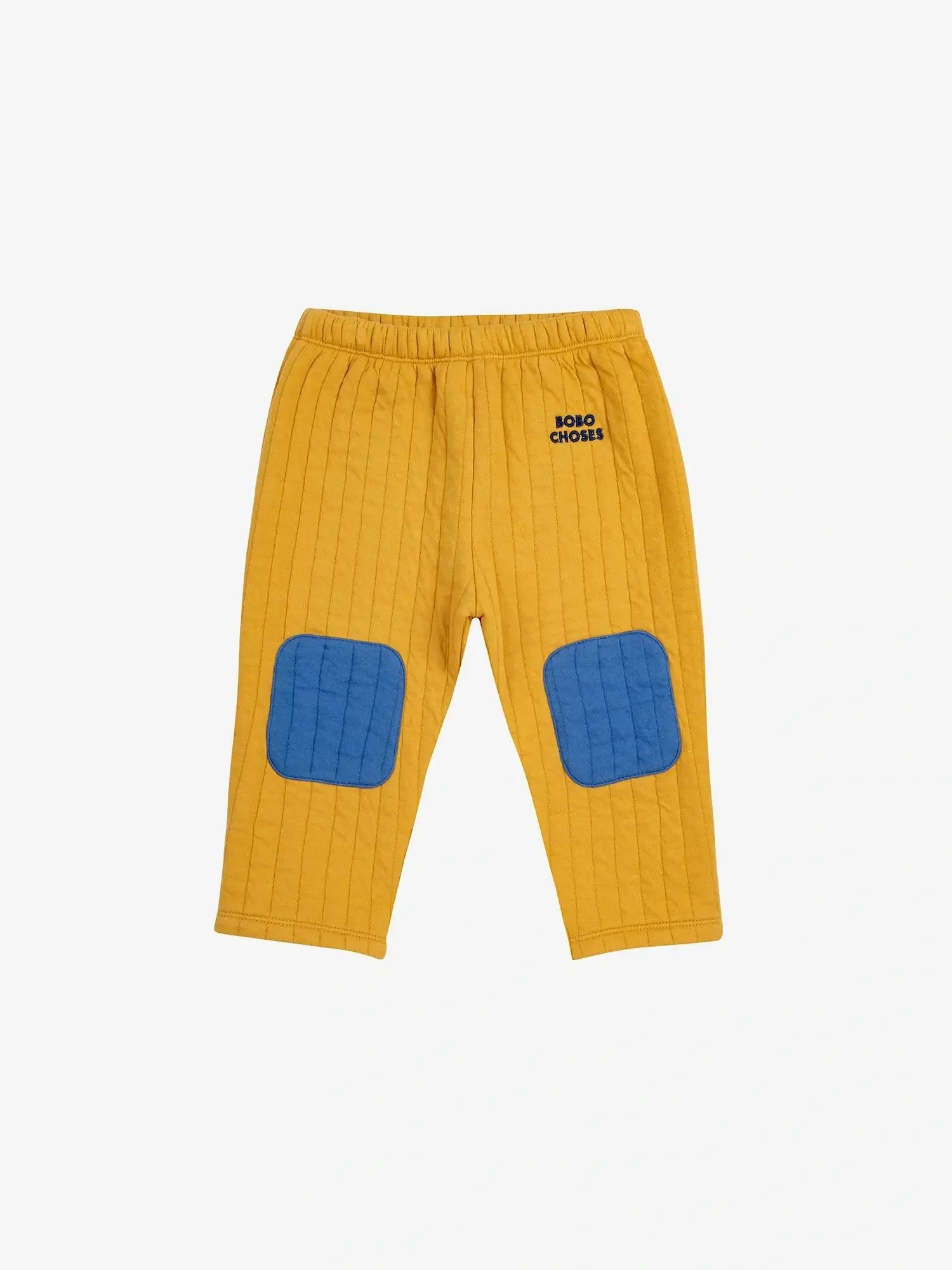 quilted straight jogging pants