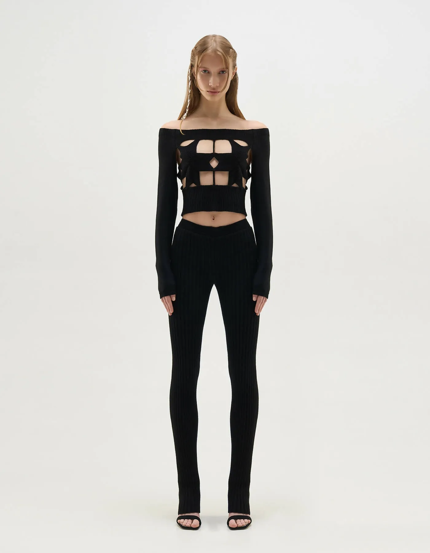 "Cross" Crop-Top