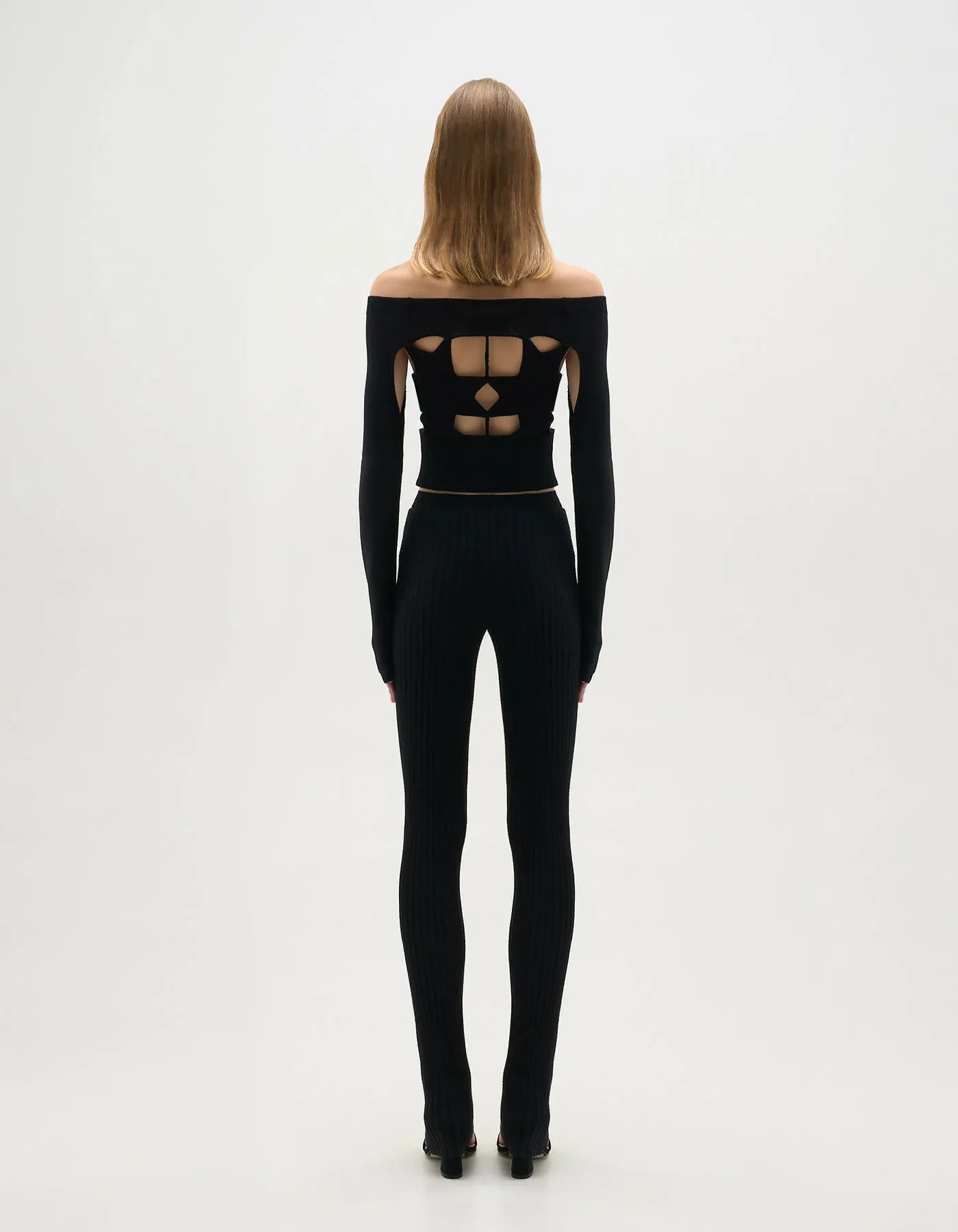 "Cross" Crop-Top