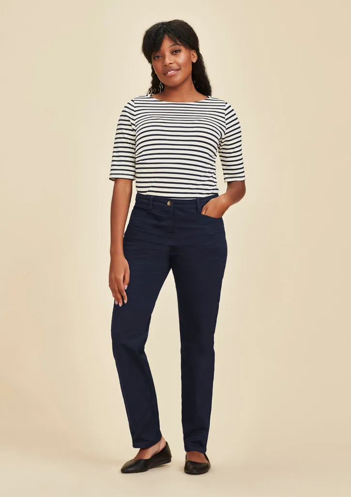 RGP263L - Biz Corporates - Womens Slim Leg Stretch Chino Pant