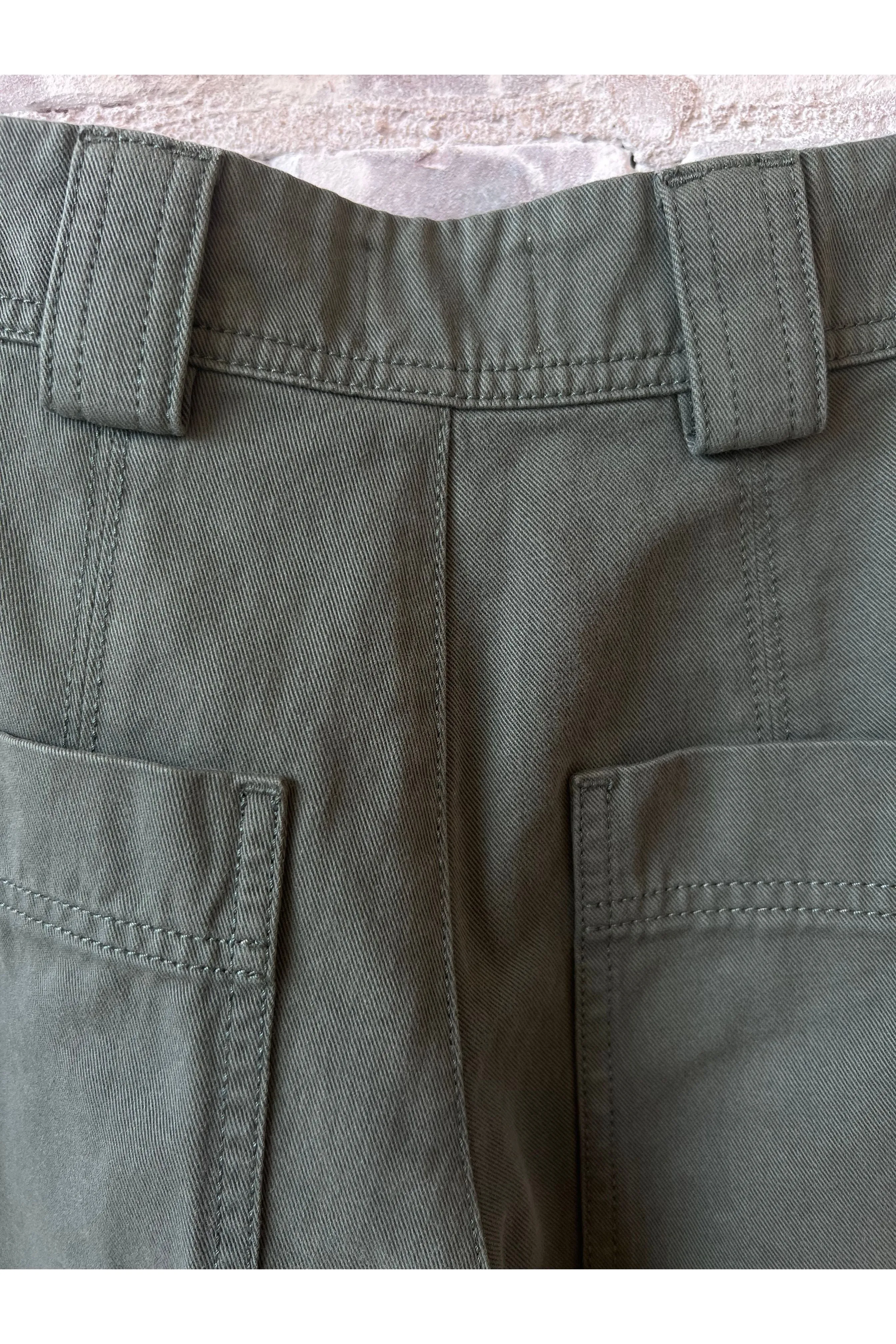 Rhannon Relaxed Pant - Pini Green