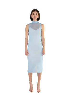Scarlet Mesh Midi Dress