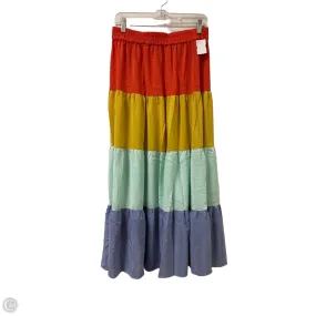 Skirt Maxi By Ee Some In Multi-colored, Size: M