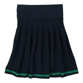 skirt pleated - navy