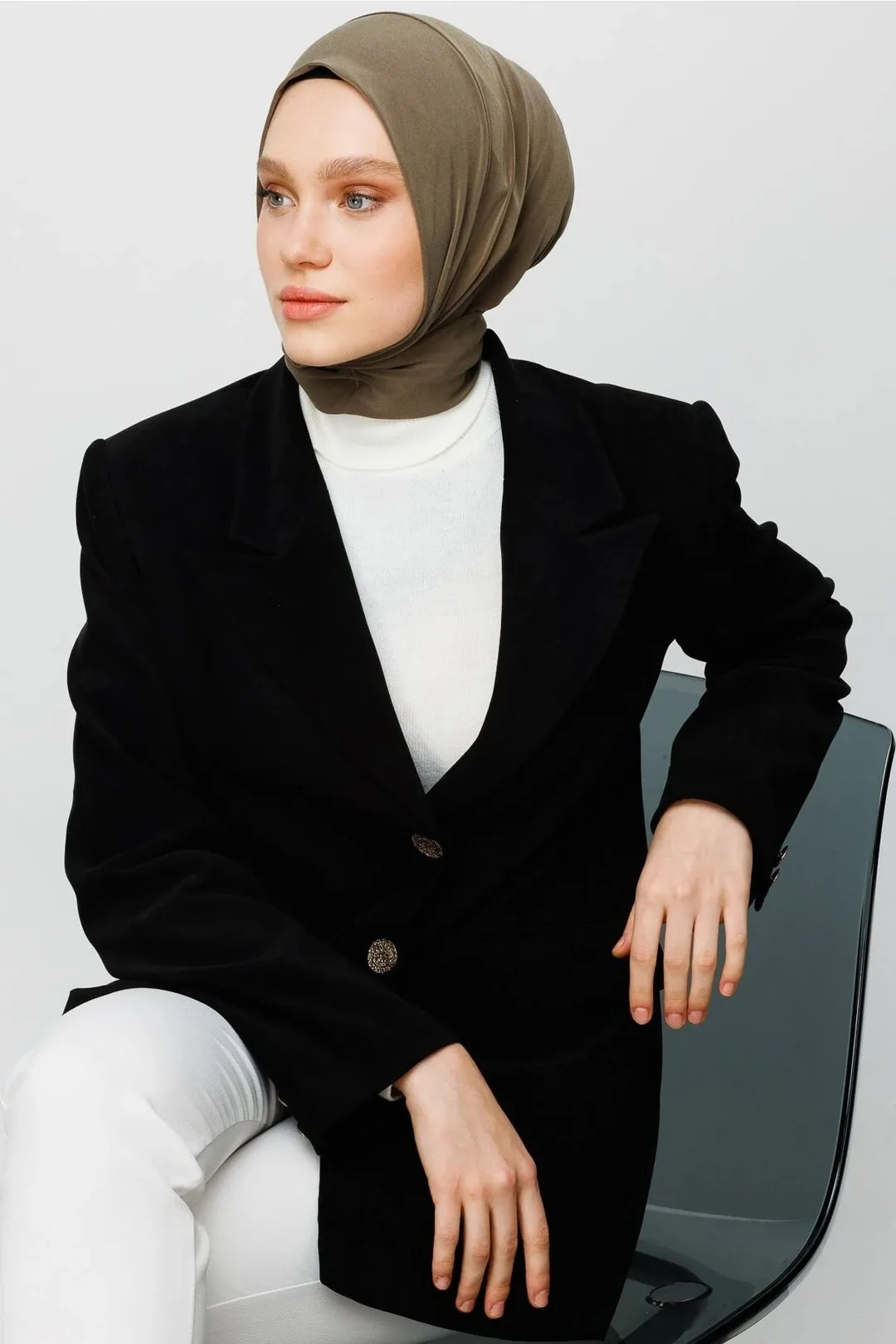 Soft Green Athletic Hijab