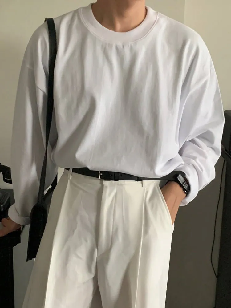 Solid Long Sleeve T -shirt or2753