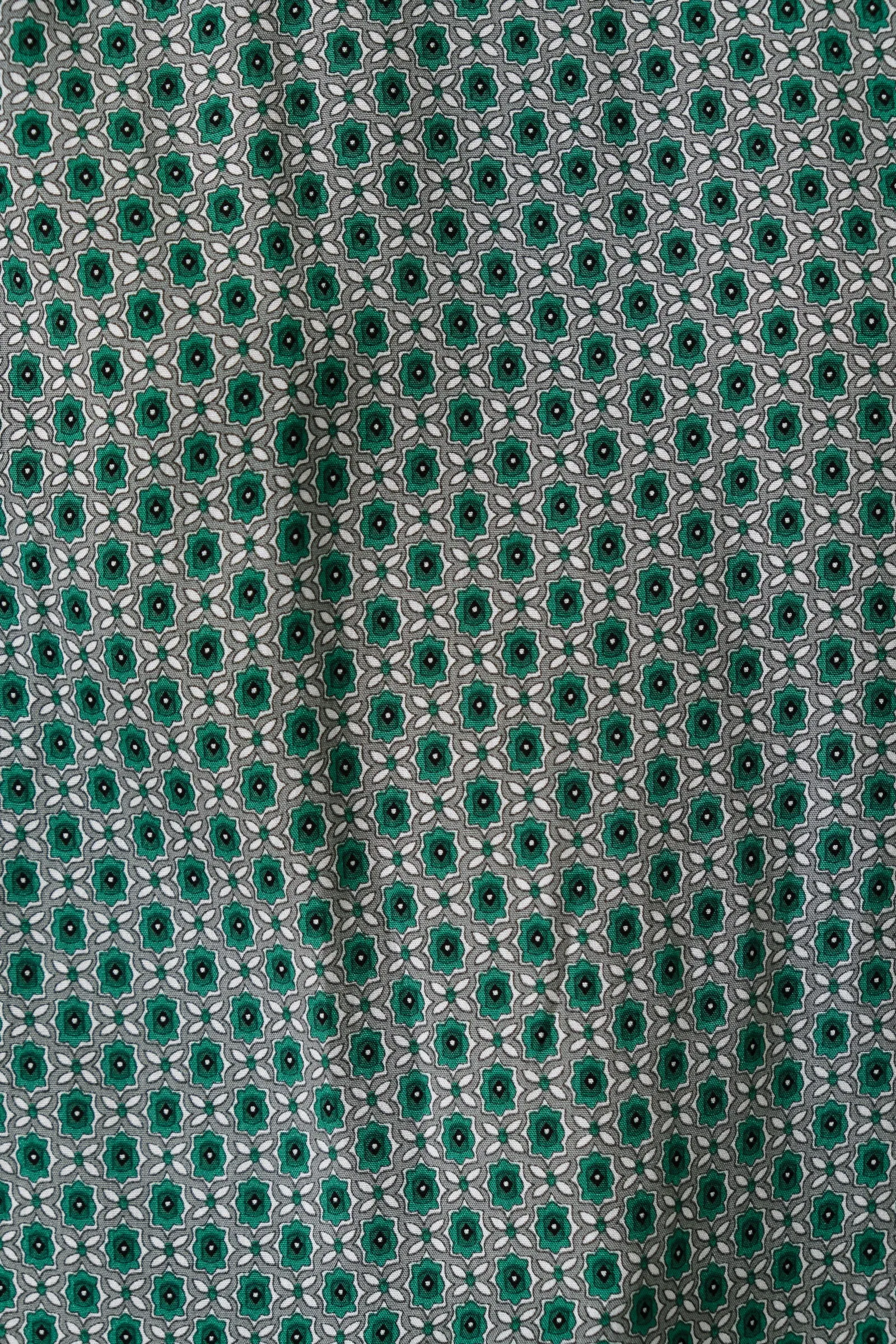 Solyne Flower Tile Print Mini Dress