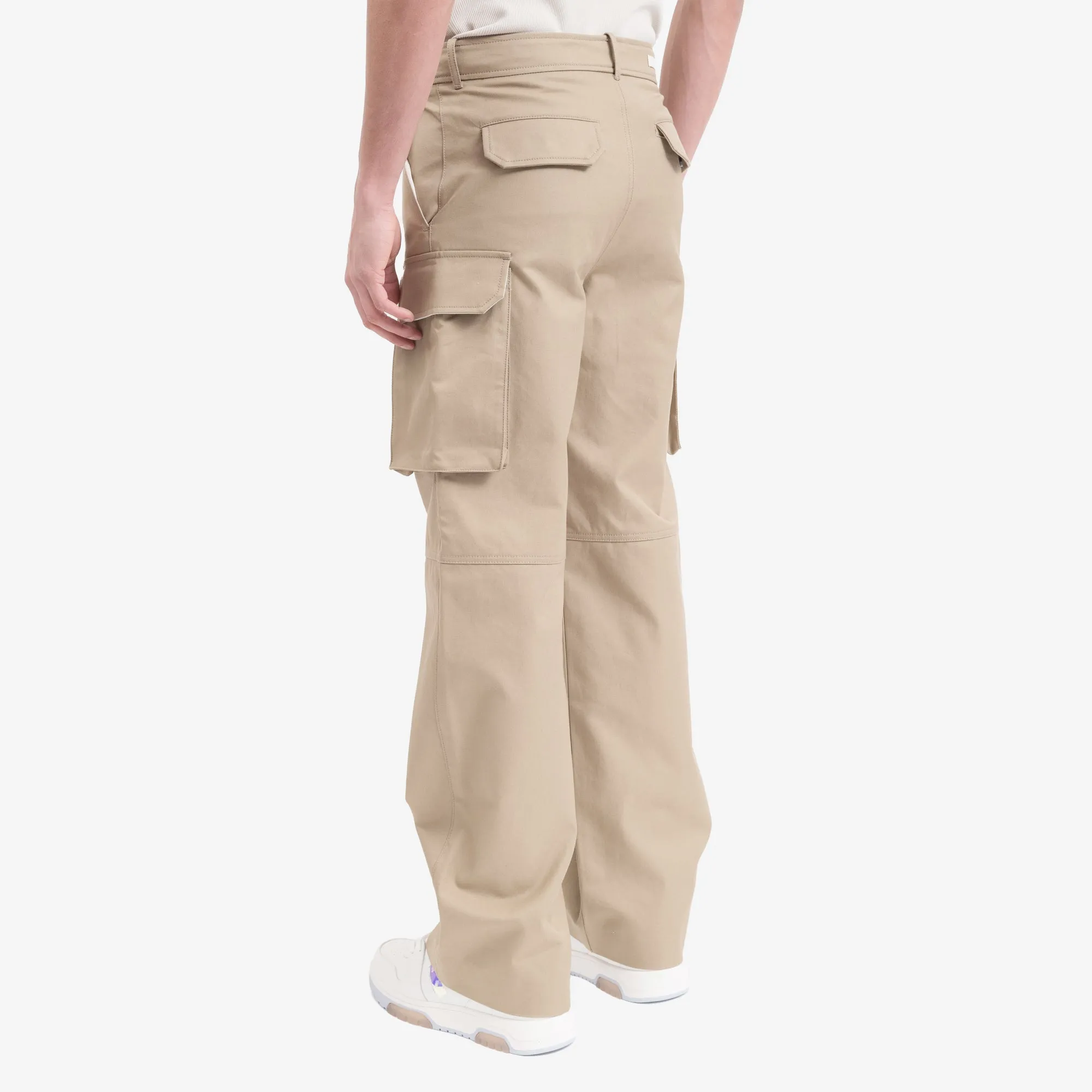 Stitch Detail Flap Pocket Trousers