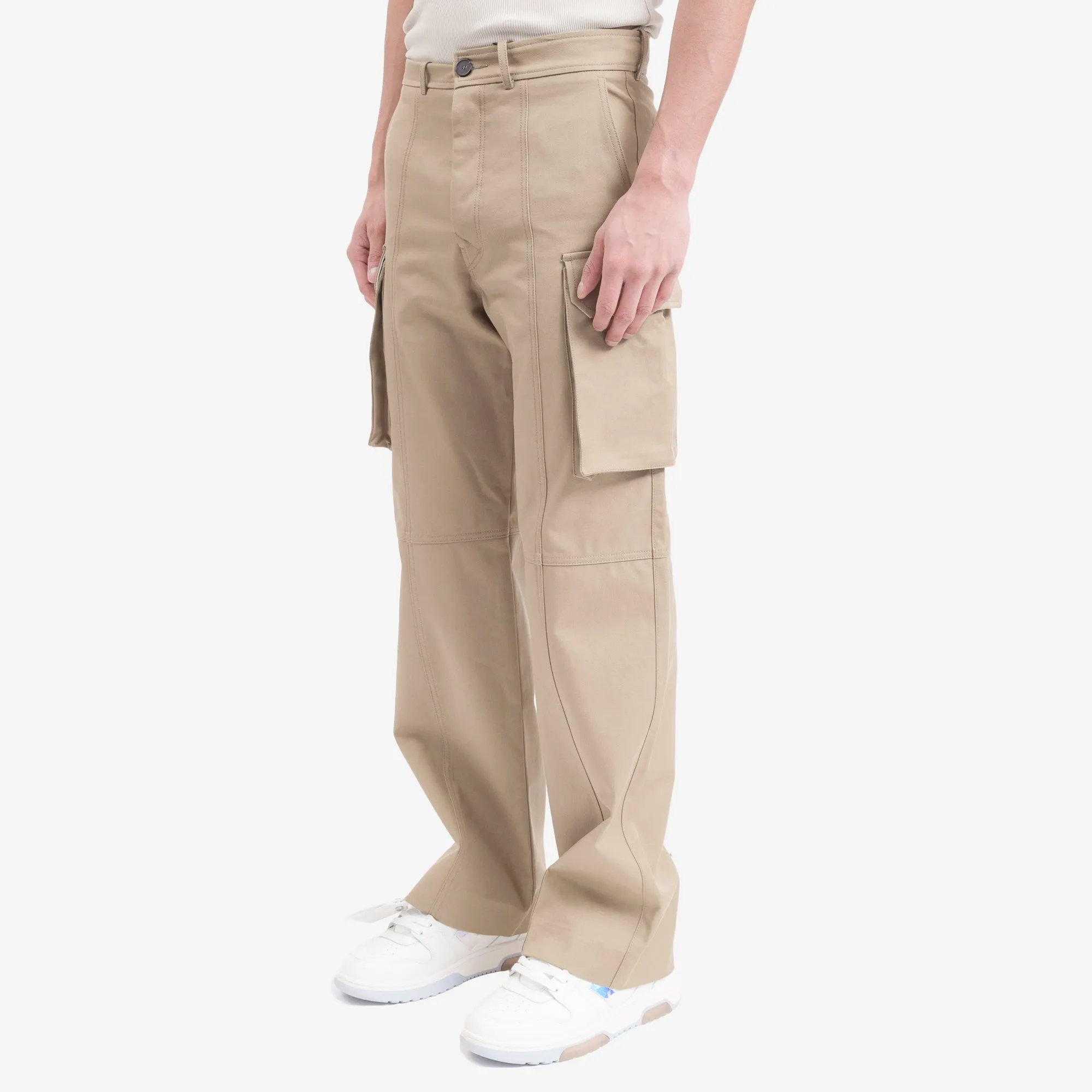 Stitch Detail Flap Pocket Trousers