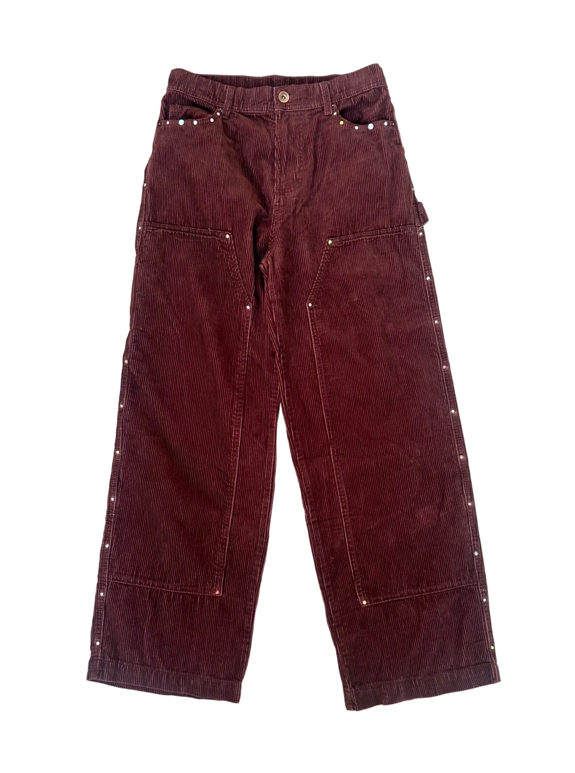 Studded corduroy