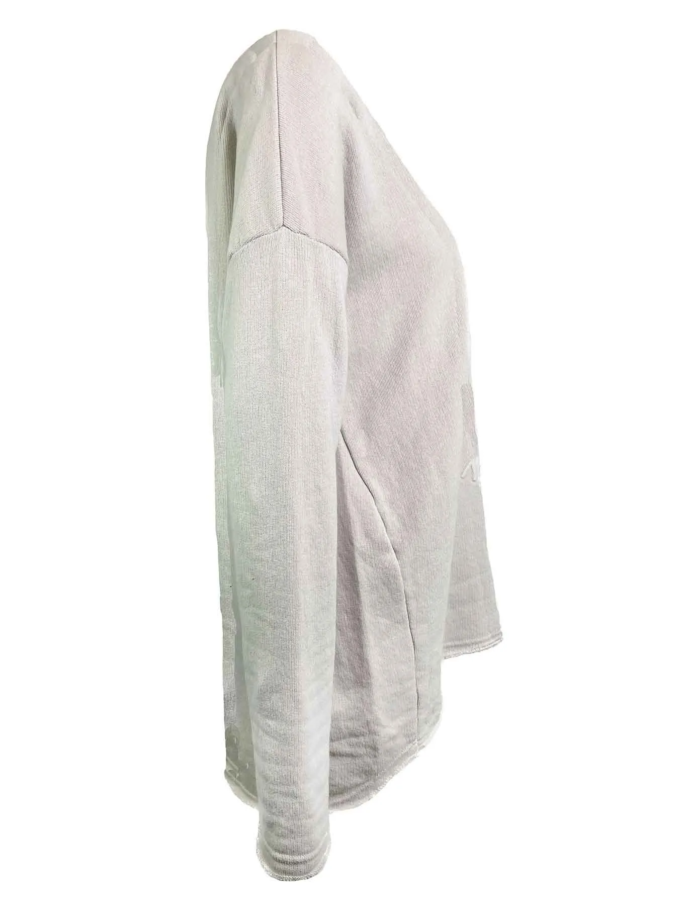 Sweatshirt Positive steingrau