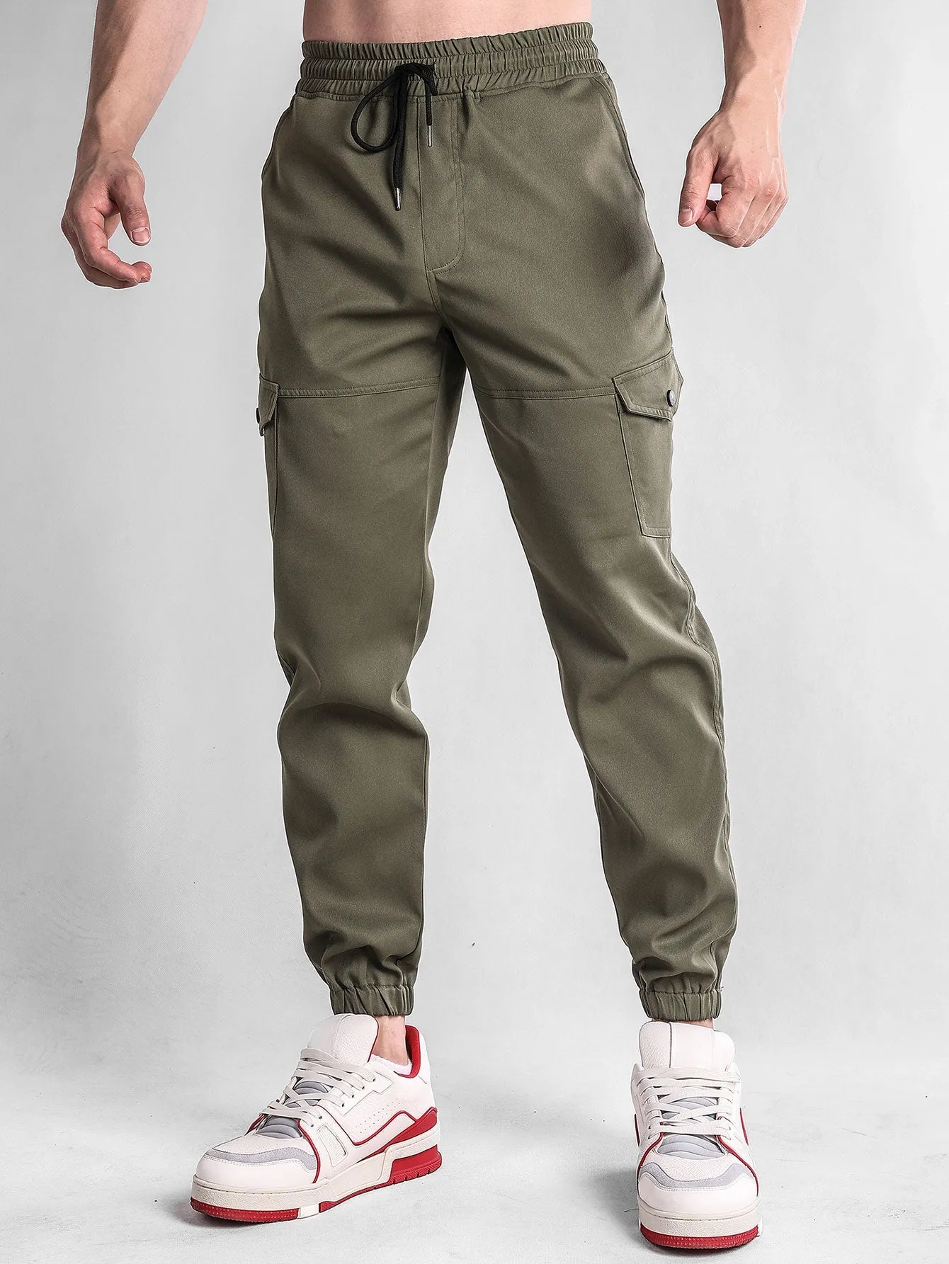 Teddy Lined Chino Jacket & Chino Cargo Jogger Pants