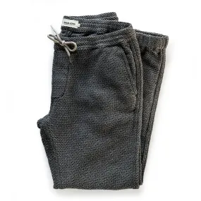 The Après Pant in Charcoal Sashiko