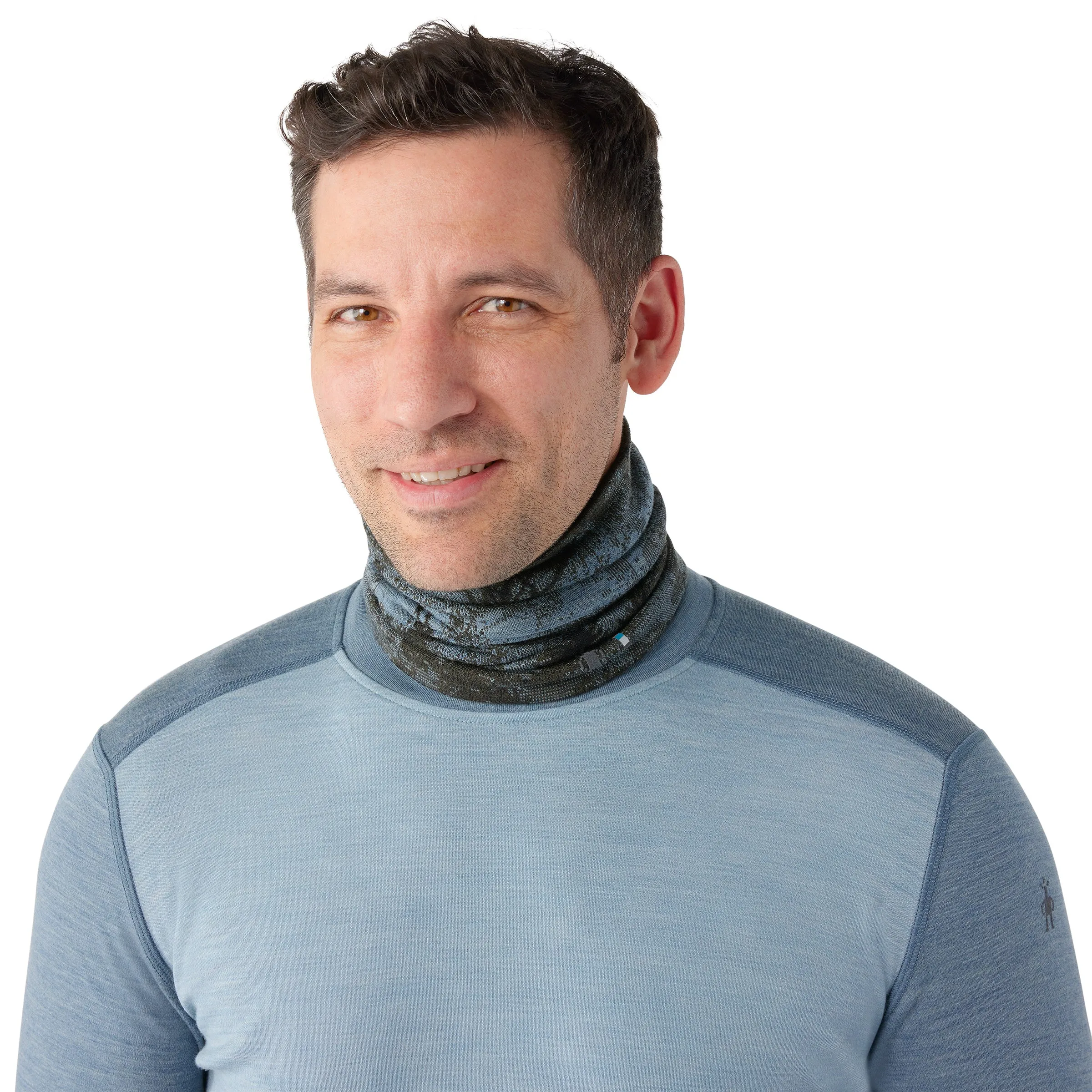 Thermal Merino Reversible Neck Gaiter - Black Forest