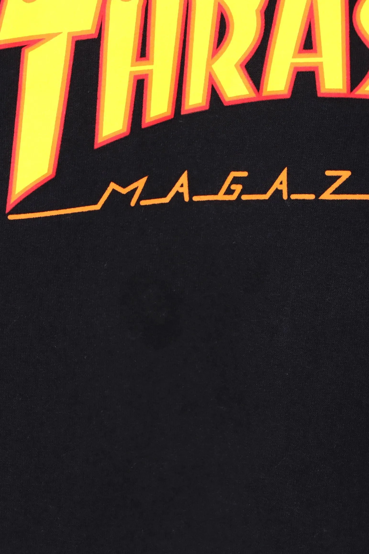THRASHER Flame Logo Black Hoodie (XL)