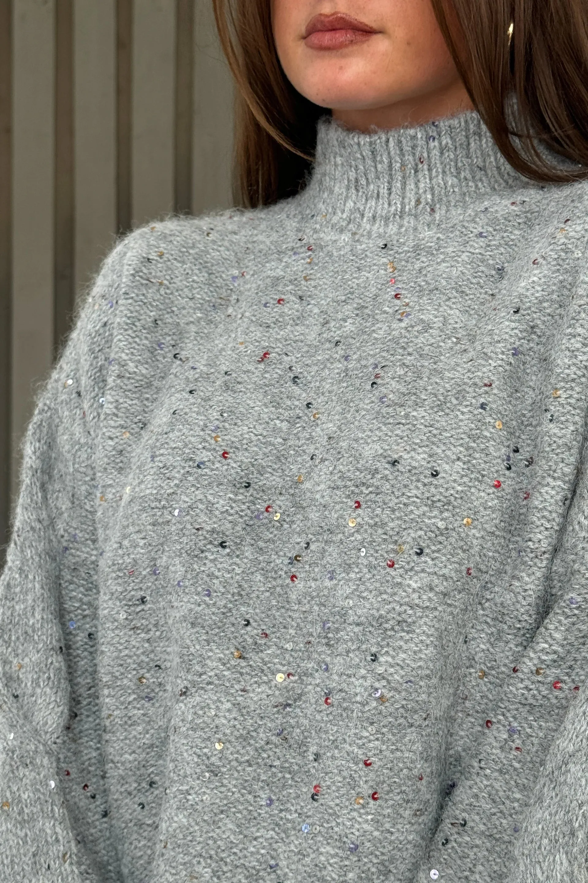 Twinkle Speckled Sequin Jumper