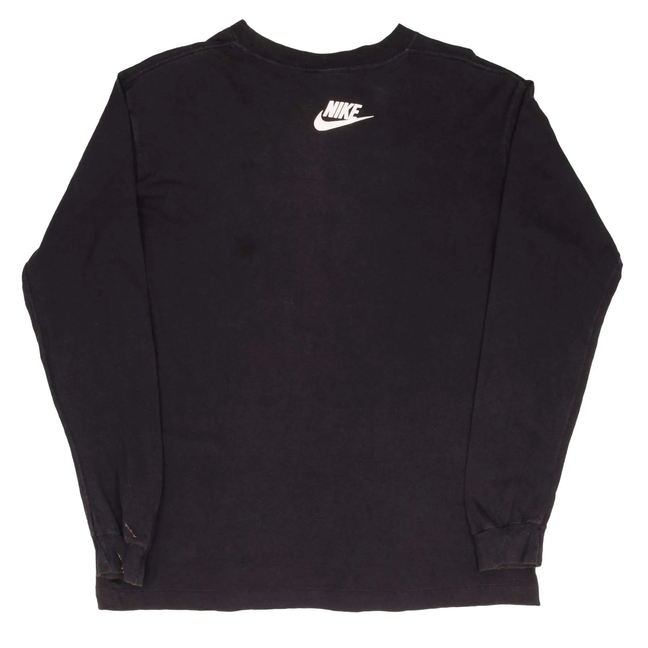 VINTAGE NIKE SOCCER LONG SLEEVE TEE SHIRT LATE 1980S SIZE MEDIUM MADE IN USA